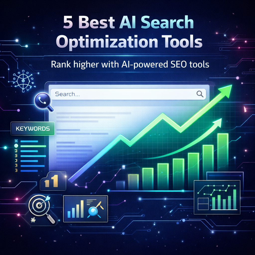 5 best AI search optimization tools to improve website rankings and SEO performance